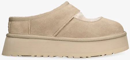 Womens Beige Bea Suede Mary Janess Eur 38/5 Uk Women
