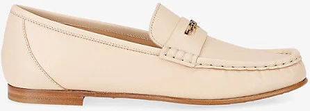 Womens Beige Chloé Leather Loafers Eur 37.5 / 4.5 Uk Women