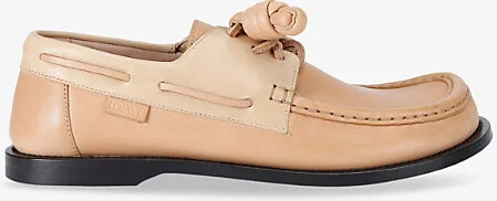 Womens Beige Comb Campo Leather Loafers Eur 41 / 8 Uk Women