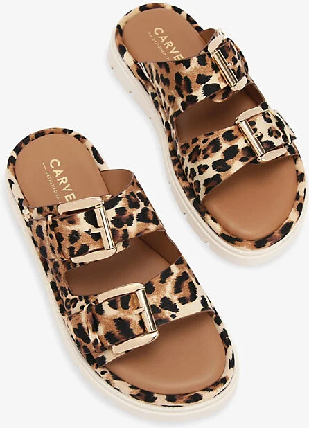Womens Beige Comb Pavilion Satin Sandals Eur 39 / 6 Uk Women - Image 2