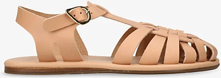Womens Beige Karina Leather Fisherman Sandals Eur 41 / 8 Uk Women