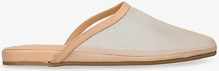 Womens Beige The Slipper Mesh Slippers Eur 40 / 7 Uk Women
