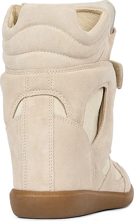 Women's Bekett Leather & Suede High-Top Platform Sneakers - White - Size 5 - Image 3