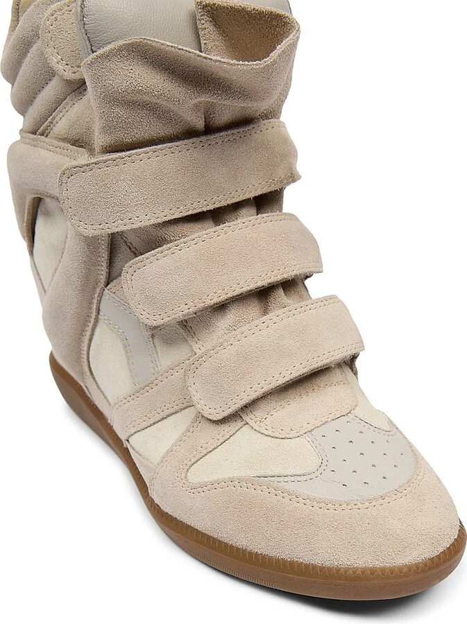 Women's Bekett Leather & Suede High-Top Platform Sneakers - White - Size 5 - Image 5
