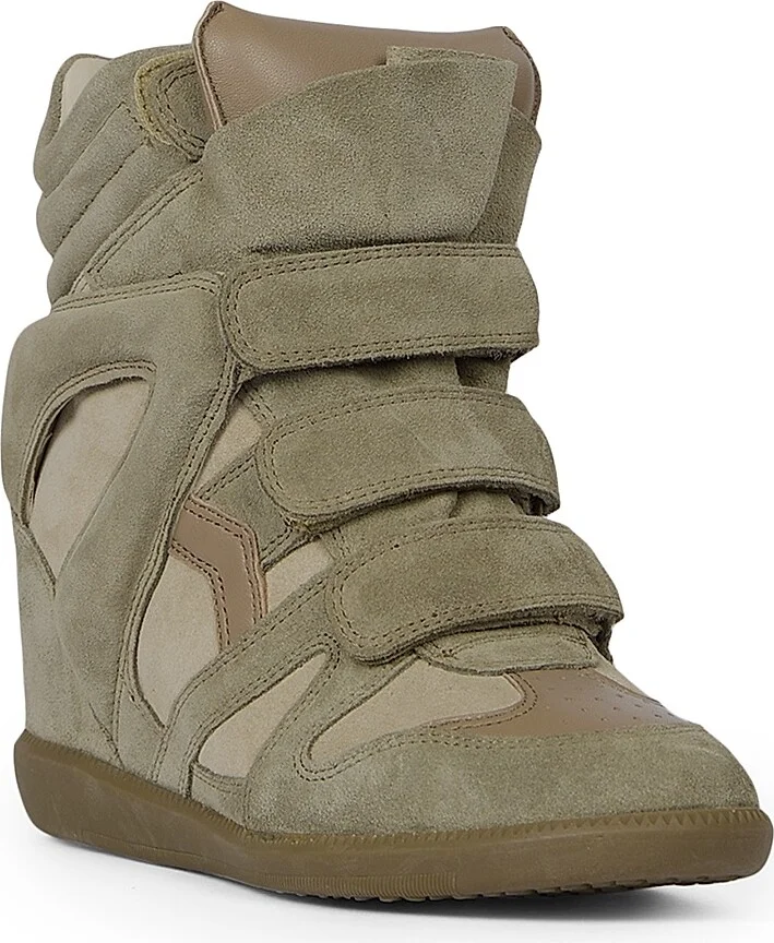 Women's Bekett Leather & Suede High-Top Platform Sneakers - White - Size 5 - Image 6