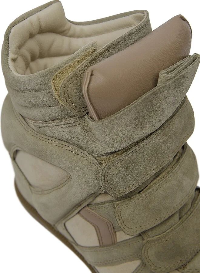 Women's Bekett Leather & Suede High-Top Platform Sneakers - White - Size 5 - Image 9