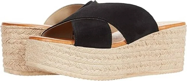 Women's Bella Sandals In Black Suede