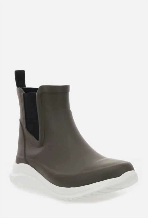 Women's Bellevue Chelsea Rainboot In Olive