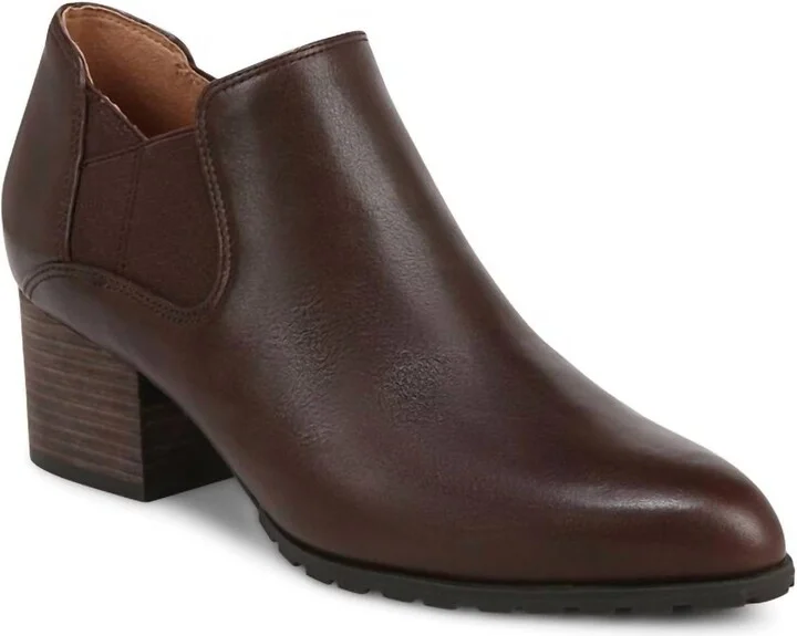 Women's Belmont Ankle Boots In Dark Brown