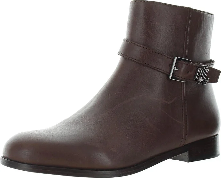 Womens Belted Man Made Ankle Boots