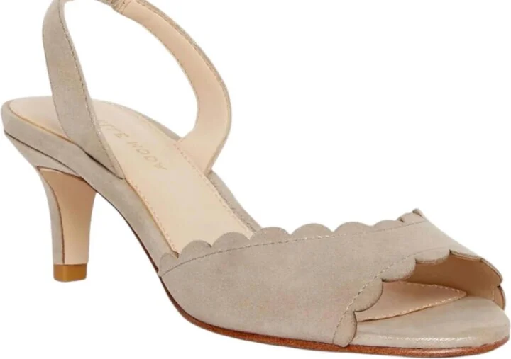 Women's Benet Sandal In Dark Taupe Shimmer Suede