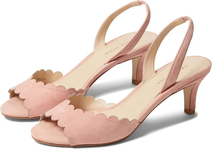 Women's Benet Suede Heels In Peony Kid Suede