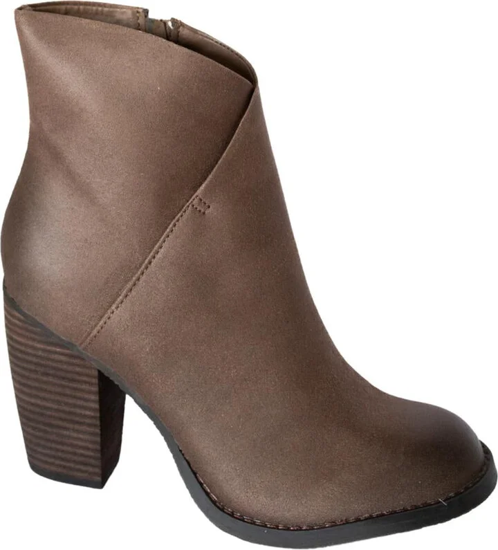 Women's Bennington Asymmetrical Ankle Boot In Taupe