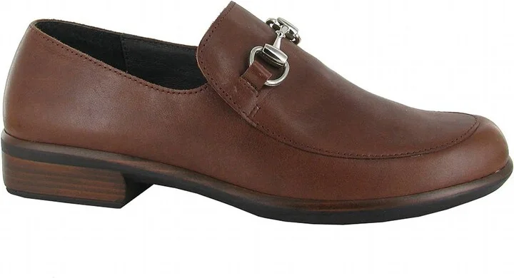 Women's Bentu Loafers In Soft Chestnut Leather
