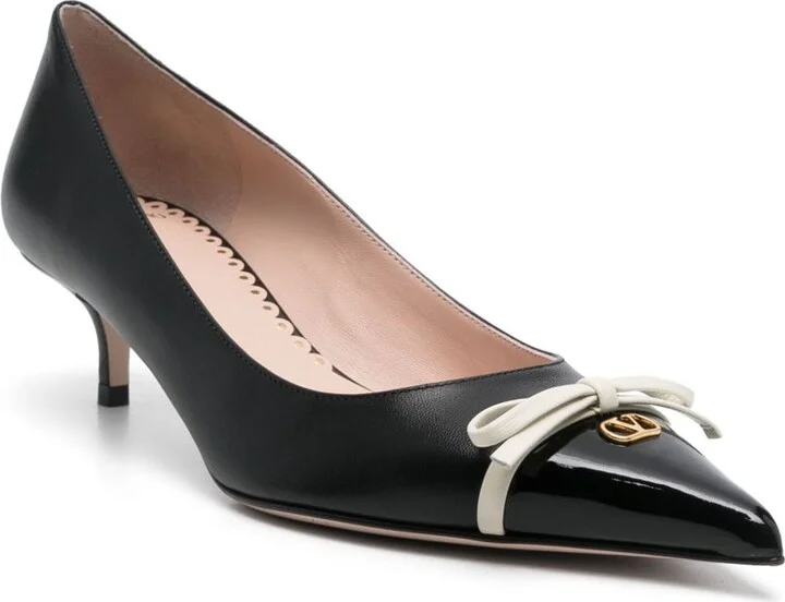 Women's Bepointy Patent Leather And Kid Pumps 45Mm - Image 4