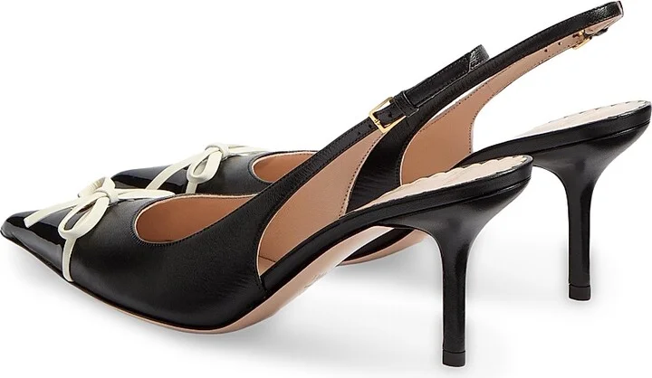 Women's Bepointy Slingback Pumps 80MM in Patent Leather - Black - Size 7 - Image 4