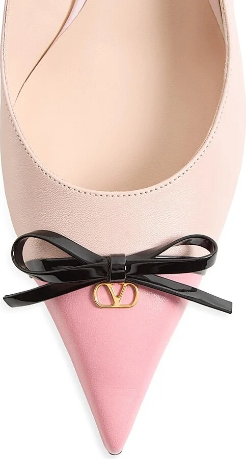 Women's Bepointy Slingback Pumps in Kidskin 45MM - Candy Rose - Size 7 - Image 6