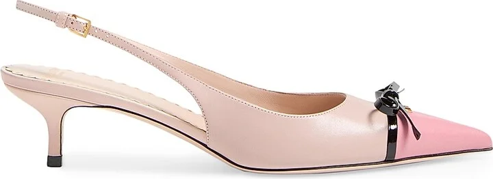 Women's Bepointy Slingback Pumps in Kidskin 45MM - Candy Rose - Size 7