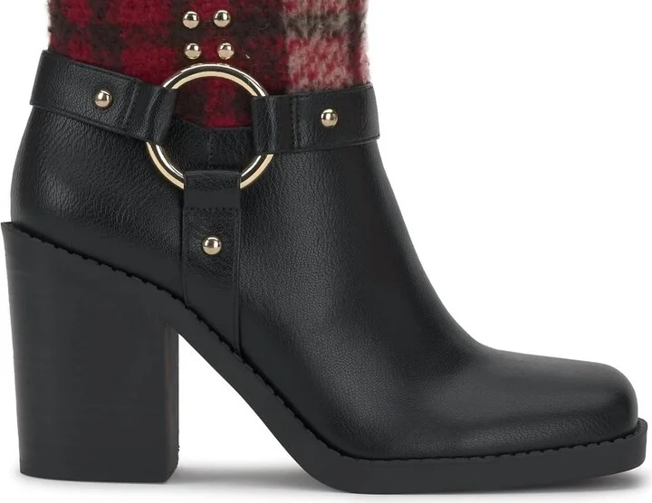 Women's Bernique Boots In Red Natural Plaid