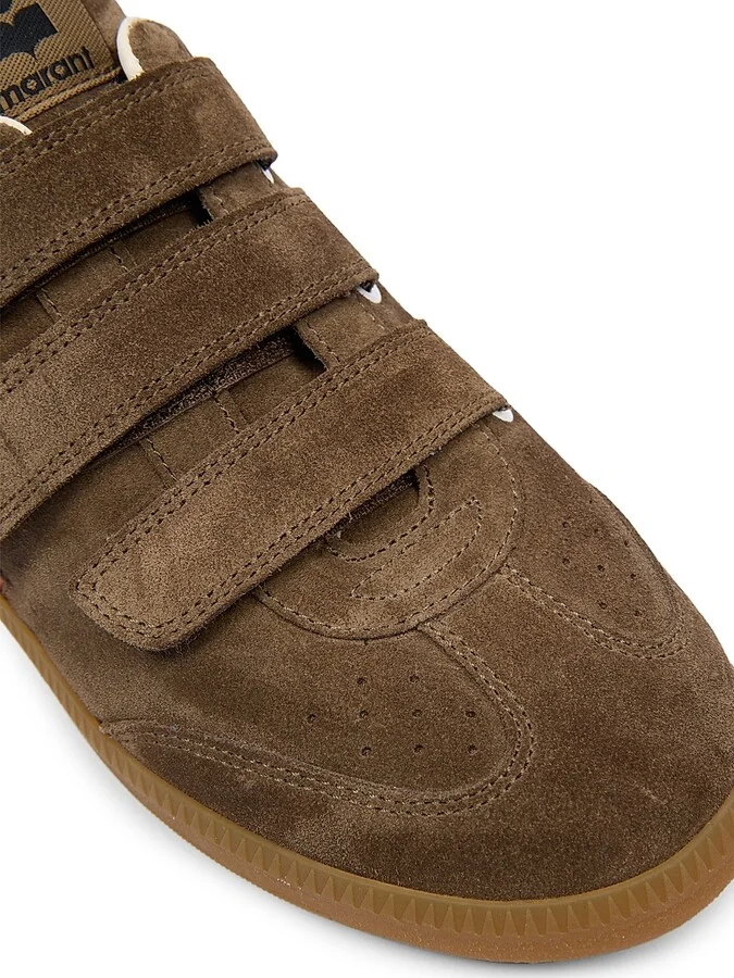 Women's Beth Colorblocked Suede Low-Top Sneakers - Khaki Orange - Size 5 - Image 5