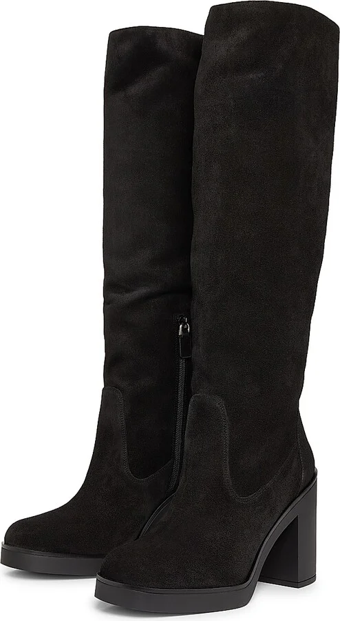 Women's Bethenny 80 Suede Boots - Black - Size 6 - Image 2