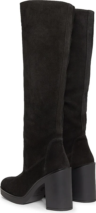 Women's Bethenny 80 Suede Boots - Black - Size 6 - Image 3