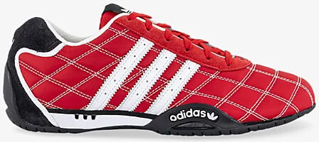 Womens Better Scarlet White Cor Adi Racer Woven Low-Top Trainers 7.5