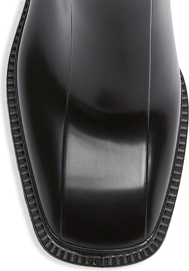 Women's Betty PVC Lug Sole Rain Boots - Black - Size 5 - Image 4
