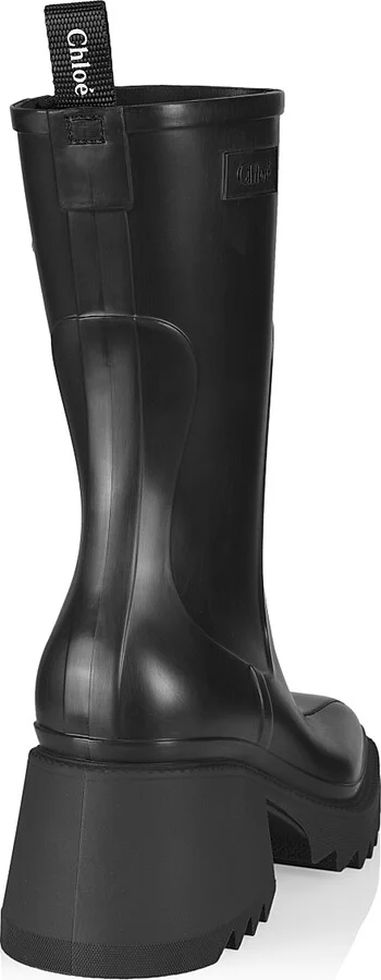 Women's Betty PVC Short Rain Boots - Black - Size 5 - Image 3