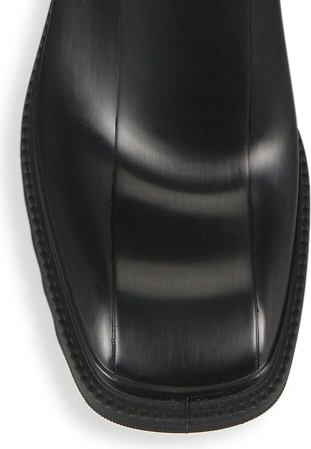 Women's Betty PVC Short Rain Boots - Black - Size 5 - Image 4