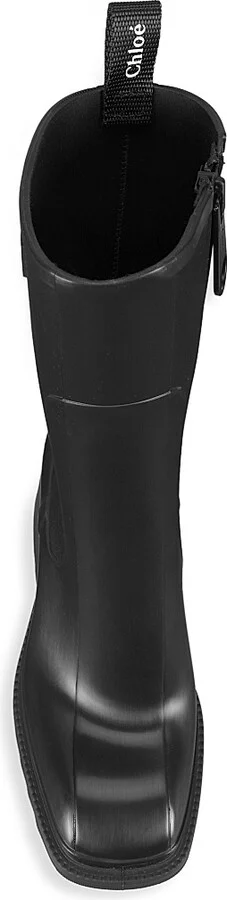 Women's Betty PVC Short Rain Boots - Black - Size 5 - Image 5