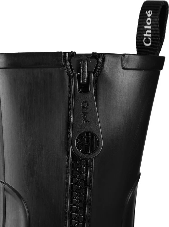 Women's Betty PVC Short Rain Boots - Black - Size 5 - Image 6