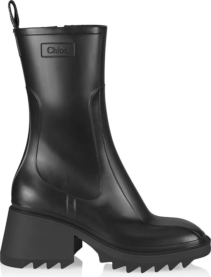 Women's Betty PVC Short Rain Boots - Black - Size 5