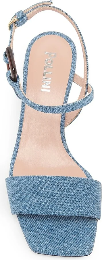 Women's Between The Lines 55MM Denim Sandals - Denim - Size 7 - Image 4