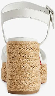 Womens Bianco Calakala 85 Leather Espadrilles Eur 37 / 4 Uk Women - Image 2