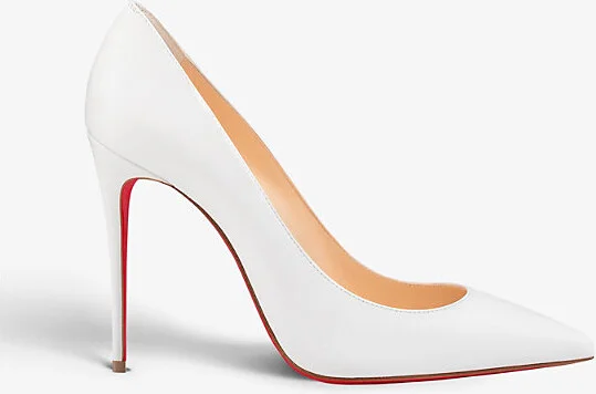 Womens Bianco Kate 100 Leather Heeled Courts Eur 40.5 / 7.5 Uk Women