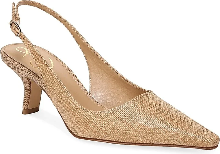Women's Bianka 63MM Slingback Pumps - Tan - Size 5 - Image 2