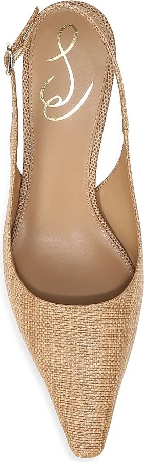 Women's Bianka 63MM Slingback Pumps - Tan - Size 5 - Image 4
