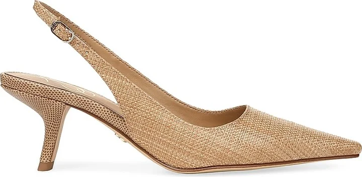Women's Bianka 63MM Slingback Pumps - Tan - Size 5