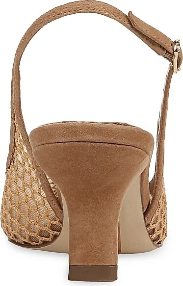 Women's Bianka 65MM Mesh Slingback Pumps - Hazelwood - Size 6 - Image 3