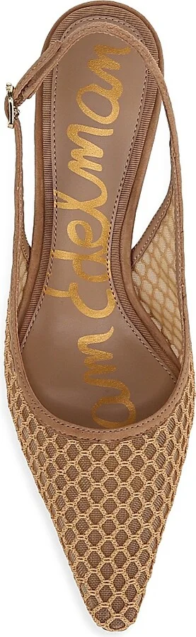 Women's Bianka 65MM Mesh Slingback Pumps - Hazelwood - Size 6 - Image 4
