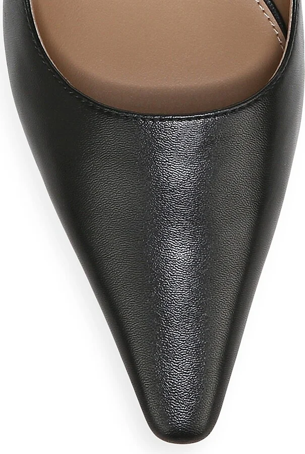 Women's Bianka Leather Slingback Pumps - Black - Size 10.5 - Image 4