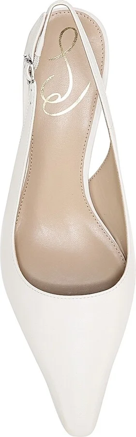 Women's Bianka Leather Slingback Pumps - Black - Size 10.5 - Image 9