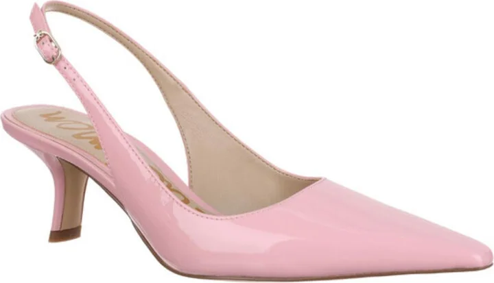Women's Bianka Slingback Heels In Lolita Pink Patent Leather