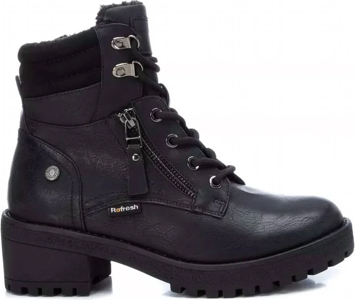 Women's Biker Booties In Black
