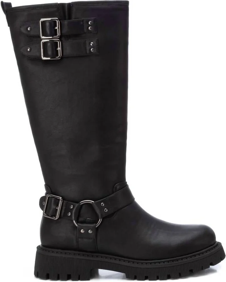 Women's Biker Boots In Black