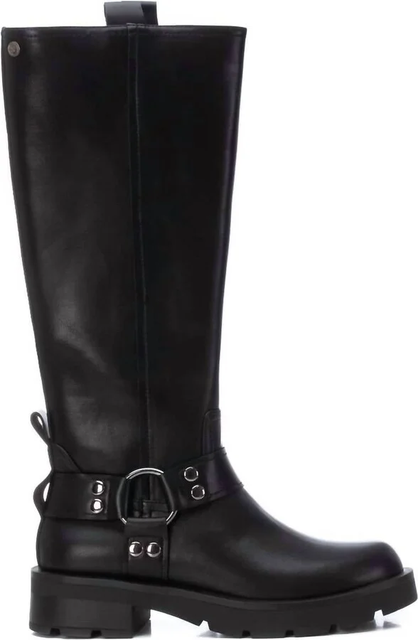 Women's Biker Boots In Black