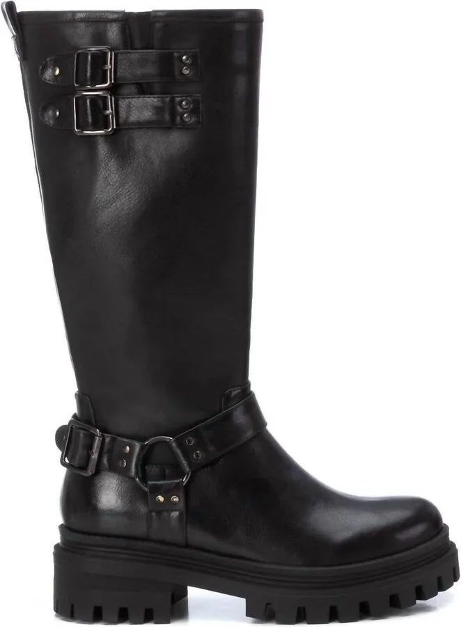 Women's Biker Boots In Black