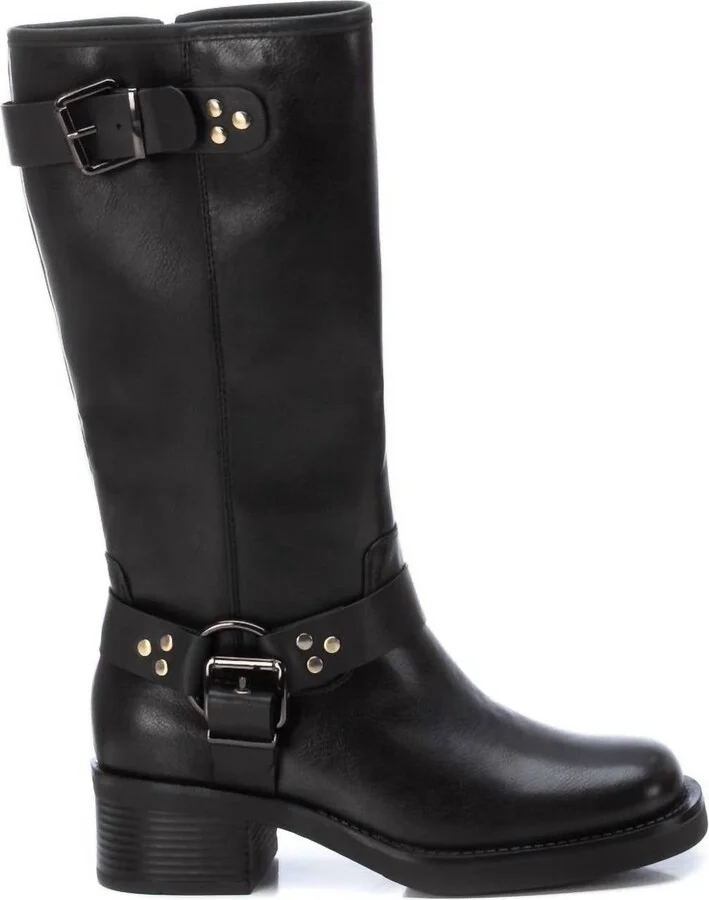 Women's Biker Boots In Black