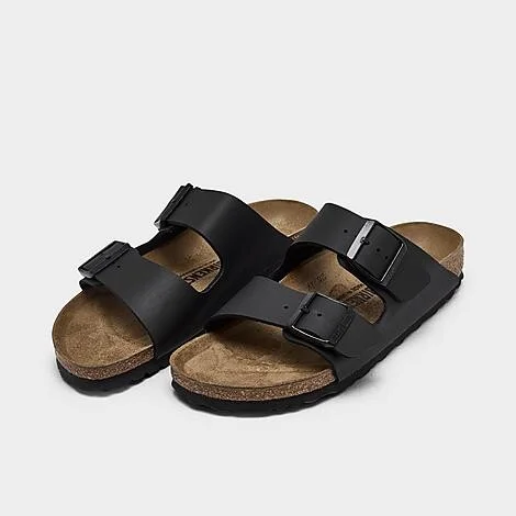 Women's Birkenstock Arizona Birkibuc Sandals (Big Kids' Sizes Available) - Image 2